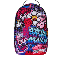 GIRLY GRAFFITI PRINT DLXR BACKPACK