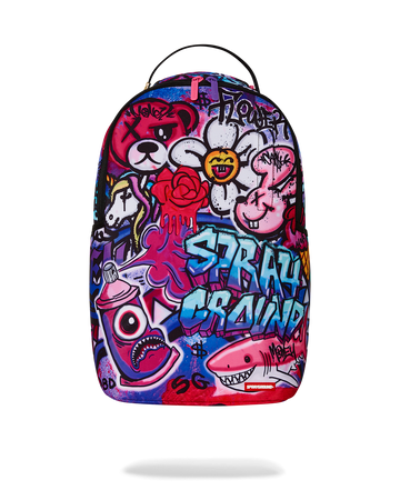 GIRLY GRAFFITI PRINT DLXR BACKPACK