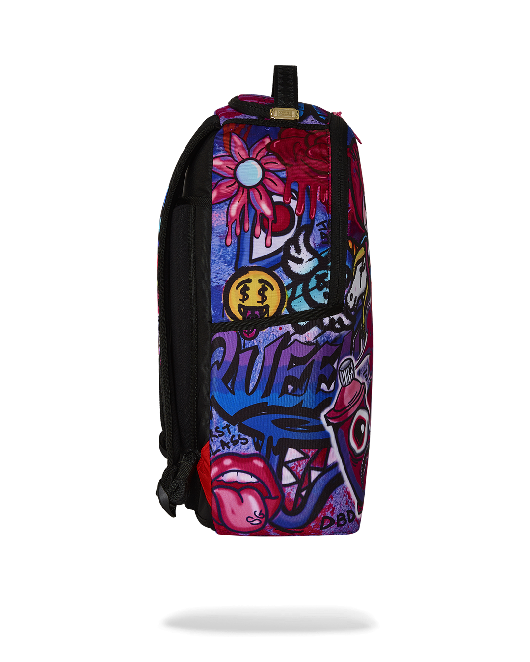 GIRLY GRAFFITI PRINT DLXR BACKPACK