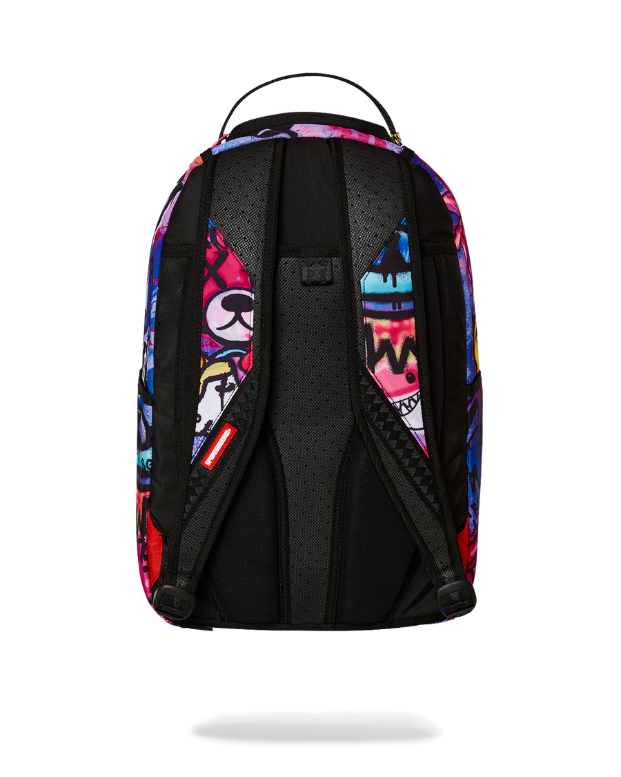 GIRLY GRAFFITI PRINT DLXR BACKPACK