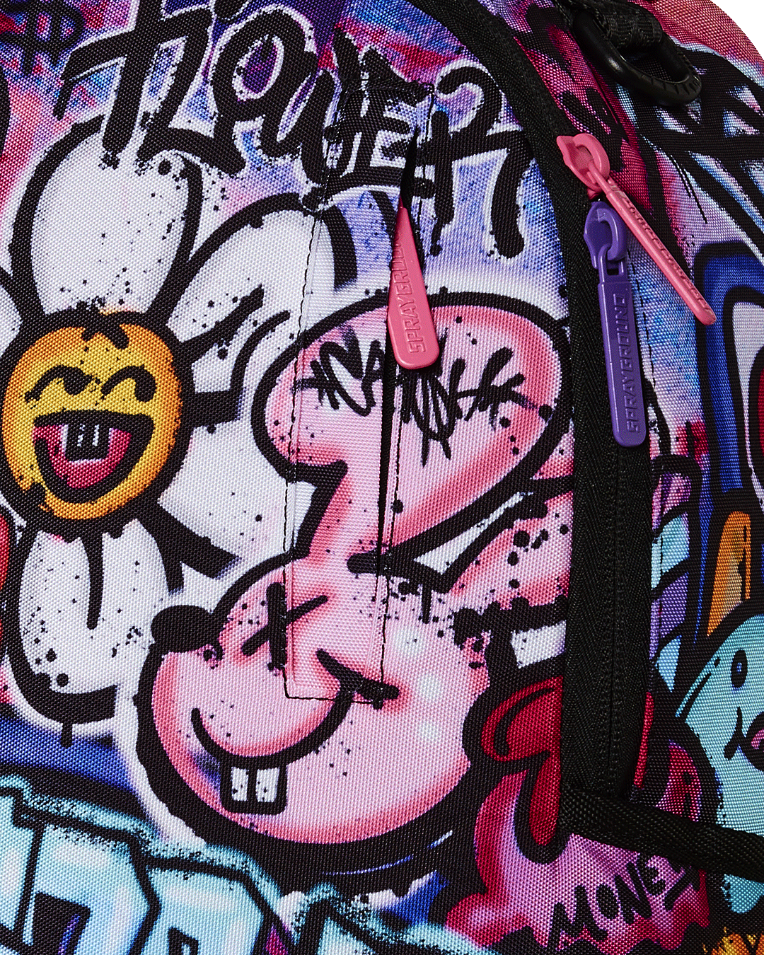 GIRLY GRAFFITI PRINT DLXR BACKPACK