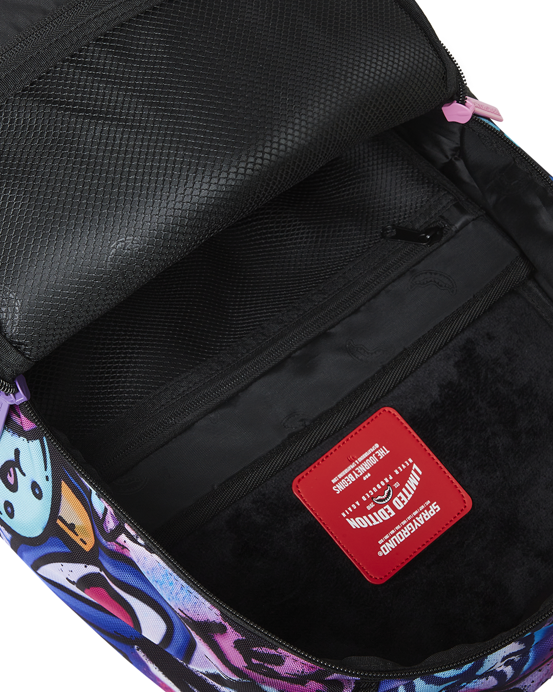 GIRLY GRAFFITI PRINT DLXR BACKPACK