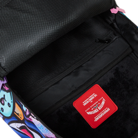 GIRLY GRAFFITI PRINT DLXR BACKPACK