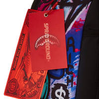 GIRLY GRAFFITI PRINT DLXR BACKPACK