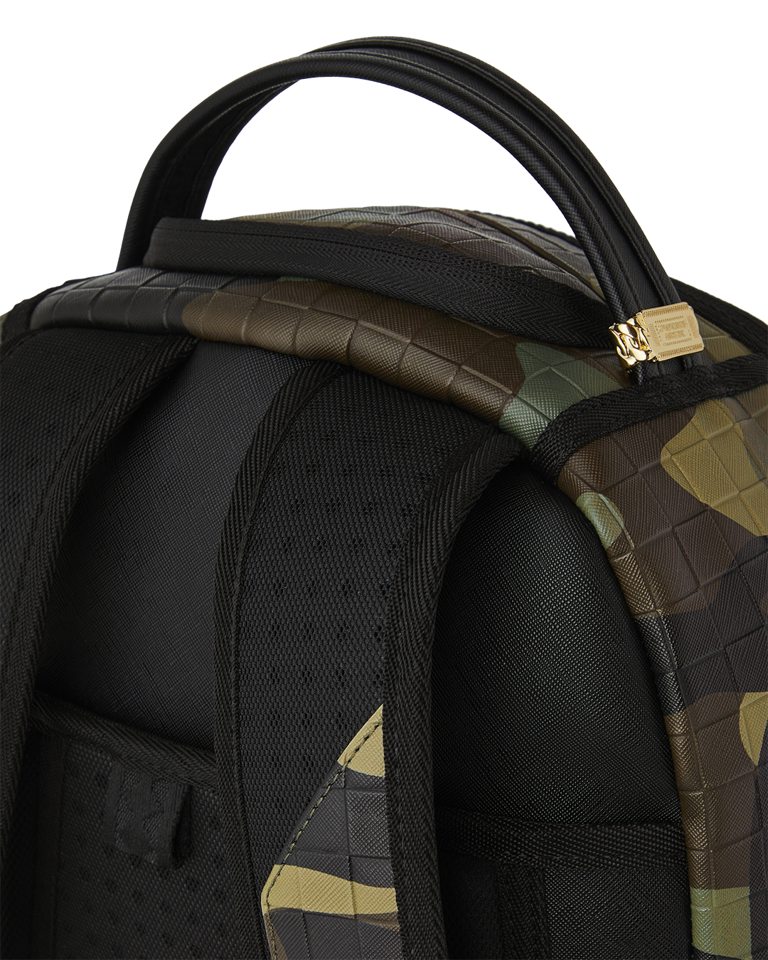 WOODLAND CAMO CHECK BACKPACK