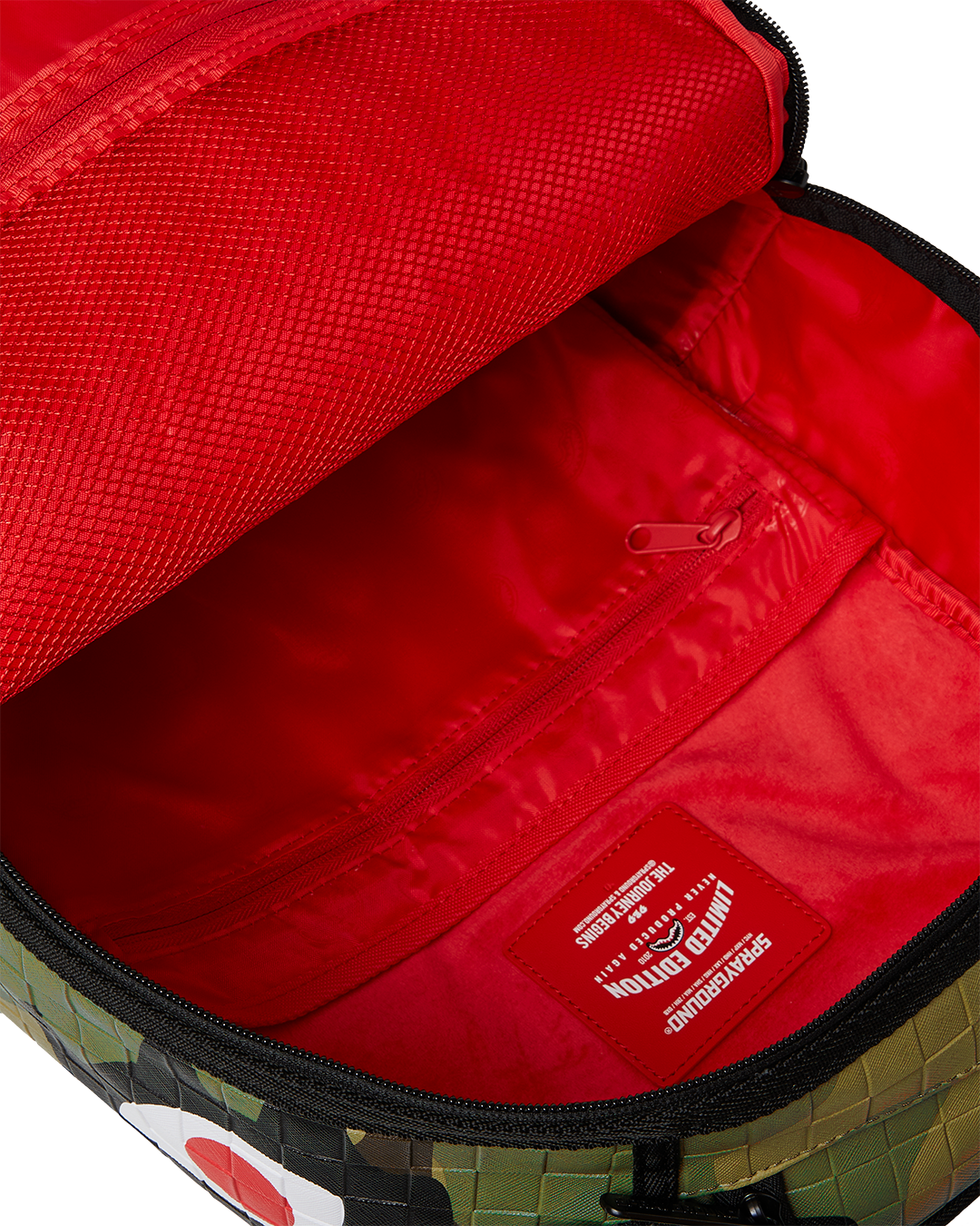 WOODLAND CAMO CHECK BACKPACK