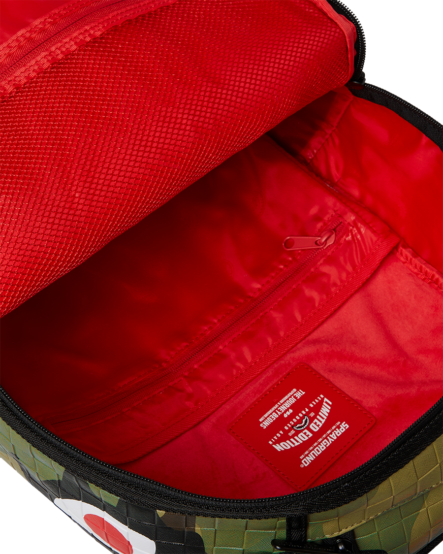 WOODLAND CAMO CHECK BACKPACK