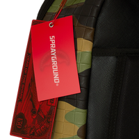 WOODLAND CAMO CHECK BACKPACK