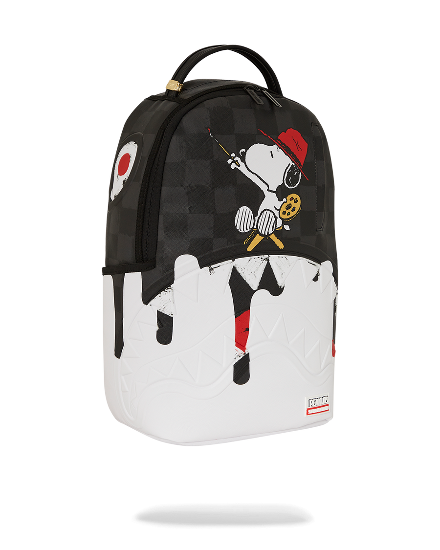 PEANUTS SNOOPY PAINTING SHARK  DLXSV BACKPACK