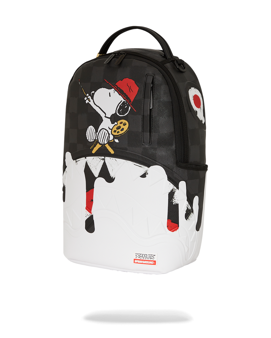 PEANUTS SNOOPY PAINTING SHARK  DLXSV BACKPACK