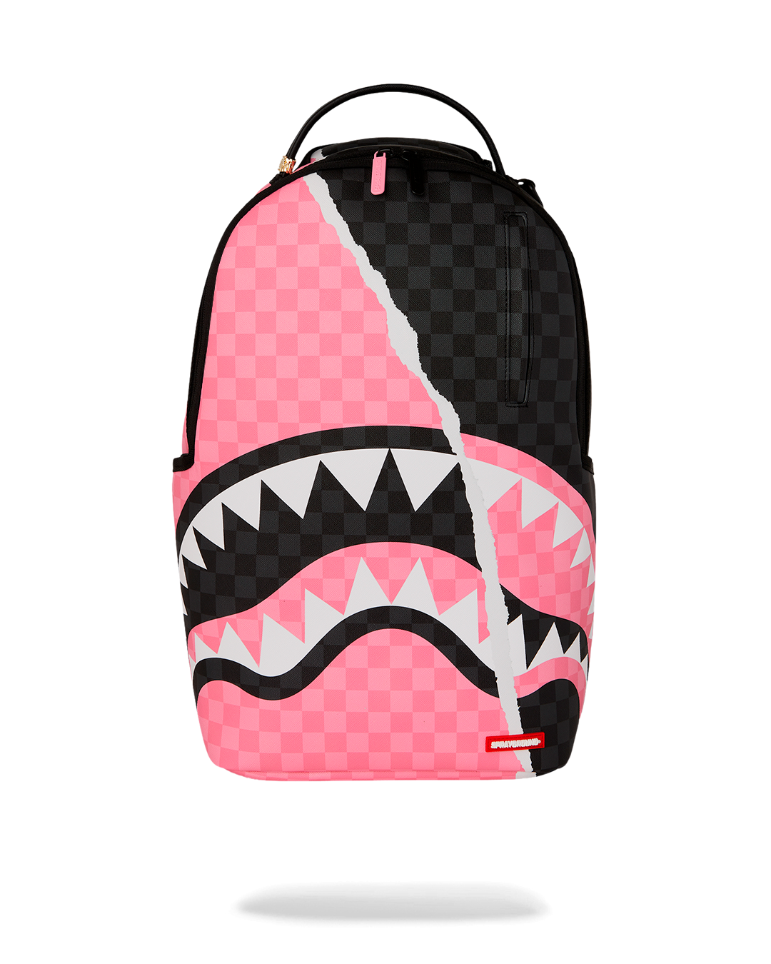 PINK AND BLACK TEAR SIP BACKPACK