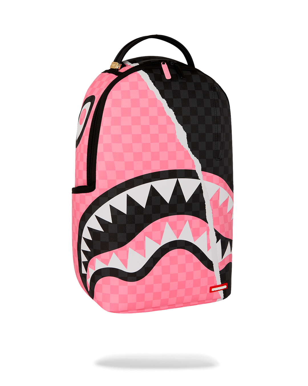 PINK AND BLACK TEAR SIP BACKPACK