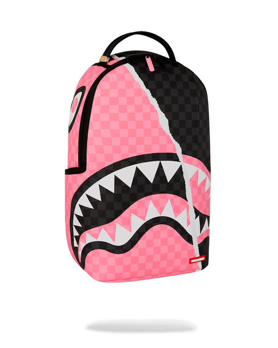 PINK AND BLACK TEAR SIP BACKPACK