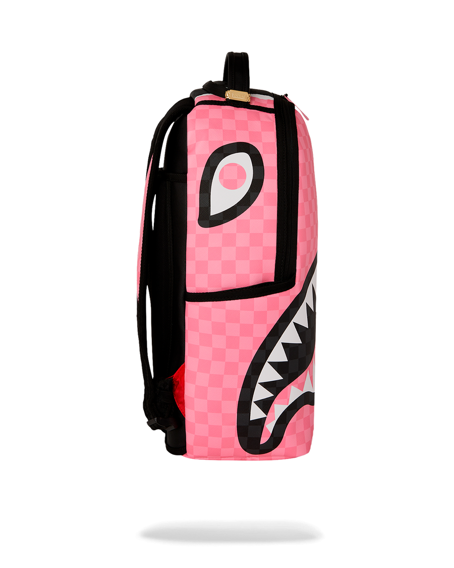 PINK AND BLACK TEAR SIP BACKPACK