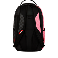 PINK AND BLACK TEAR SIP BACKPACK