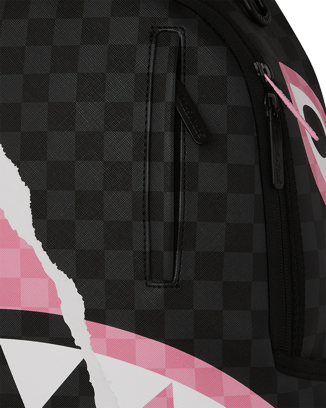 PINK AND BLACK TEAR SIP BACKPACK