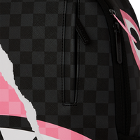 PINK AND BLACK TEAR SIP BACKPACK