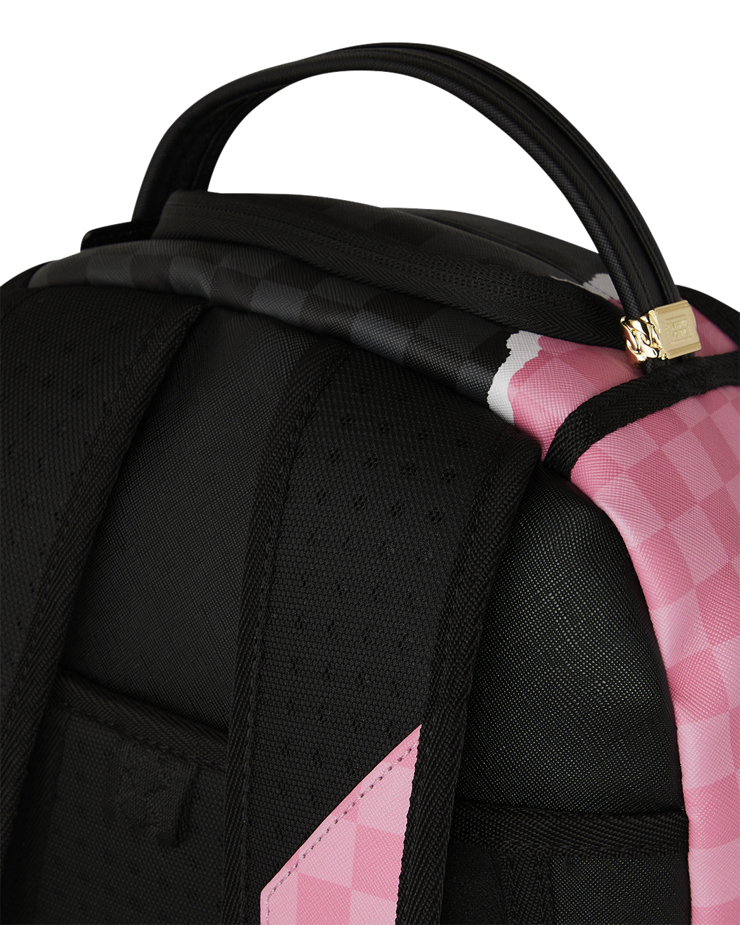 PINK AND BLACK TEAR SIP BACKPACK