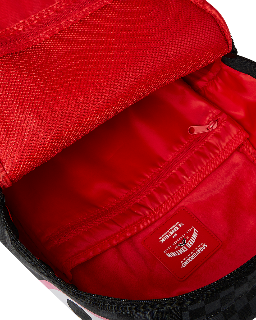 PINK AND BLACK TEAR SIP BACKPACK