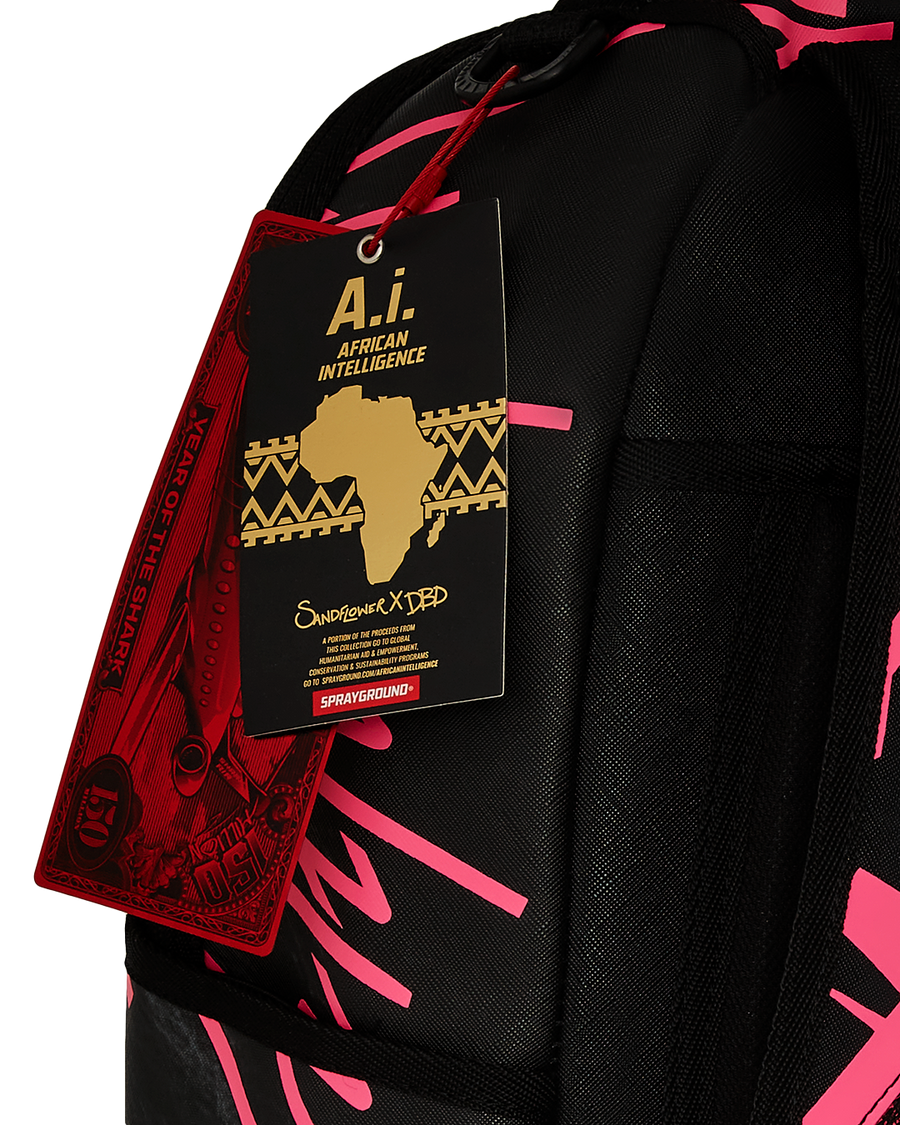 AI LION NEON PINK DLXSV BACKPACK