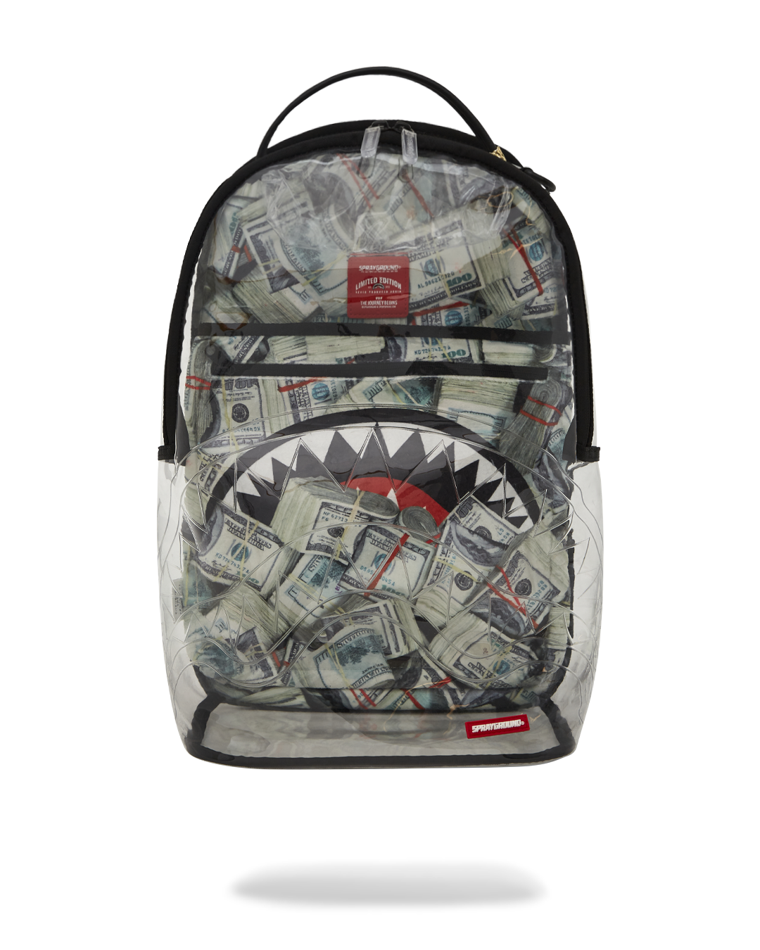 MONEY PILE CLEAR DLXS BACKPACK