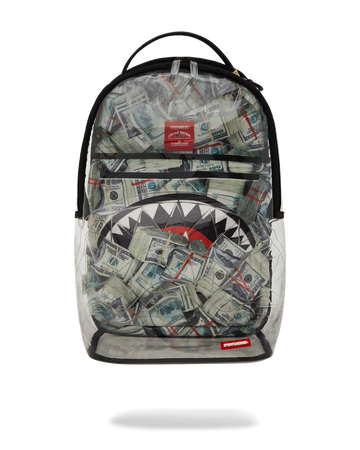 MONEY PILE CLEAR DLXS BACKPACK