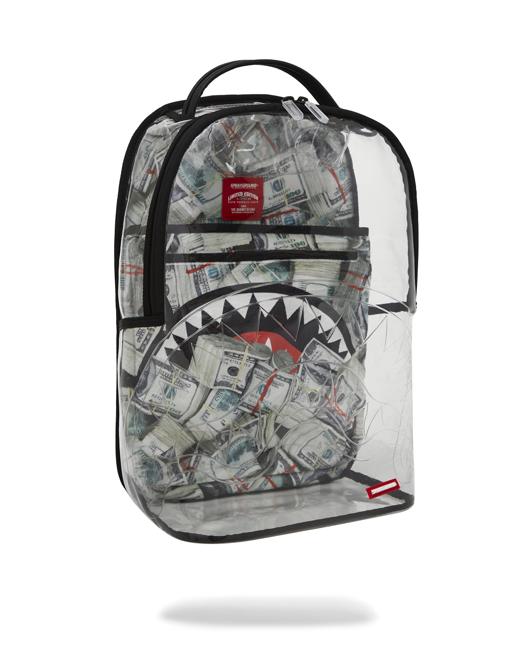 MONEY PILE CLEAR DLXS BACKPACK