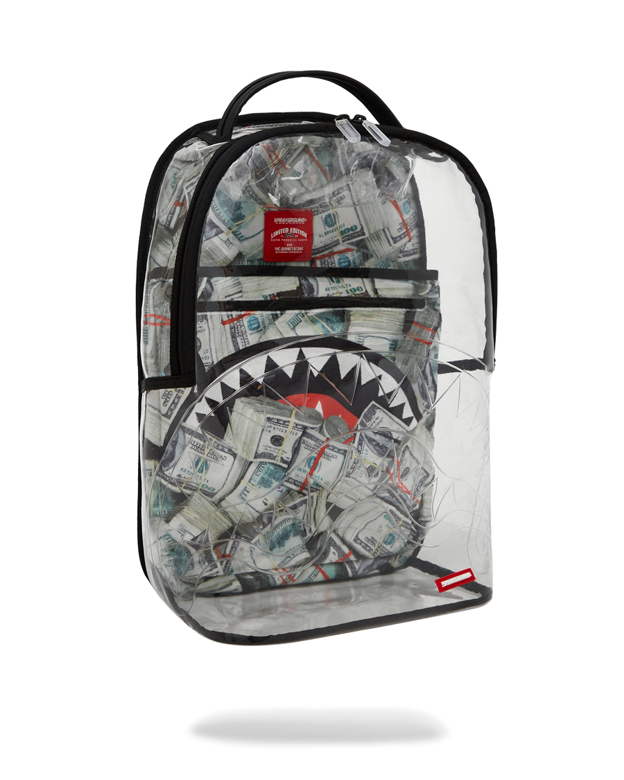 MONEY PILE CLEAR DLXS BACKPACK