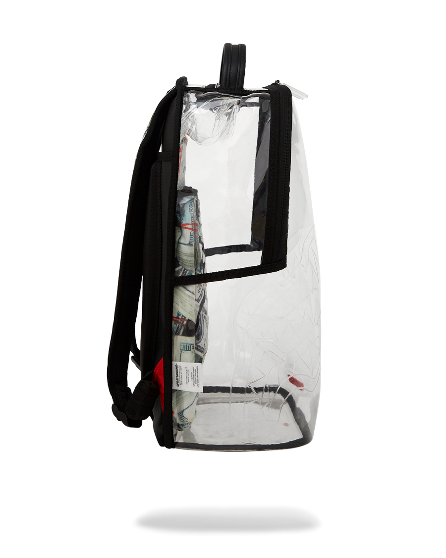 MONEY PILE CLEAR DLXS BACKPACK