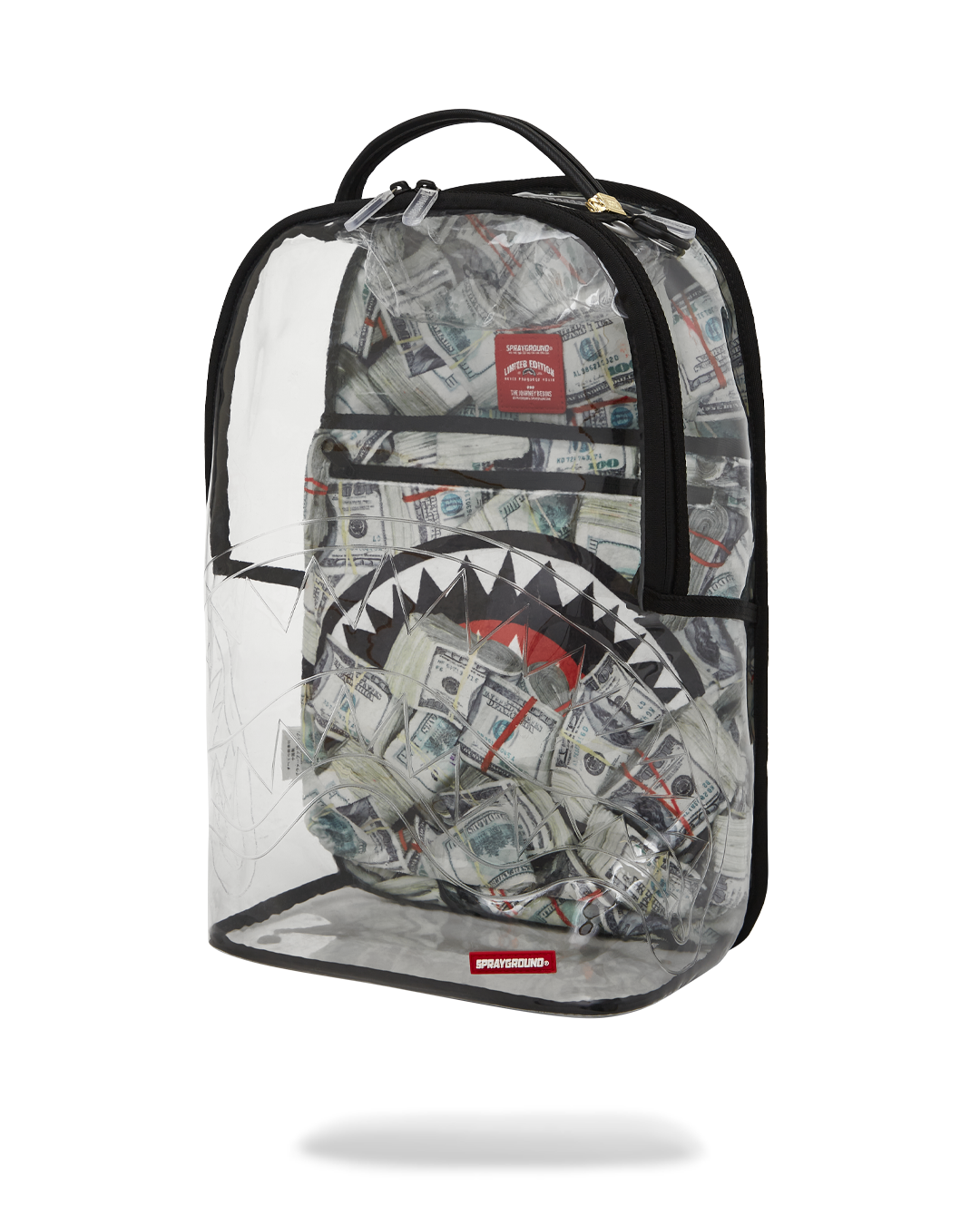 MONEY PILE CLEAR DLXS BACKPACK