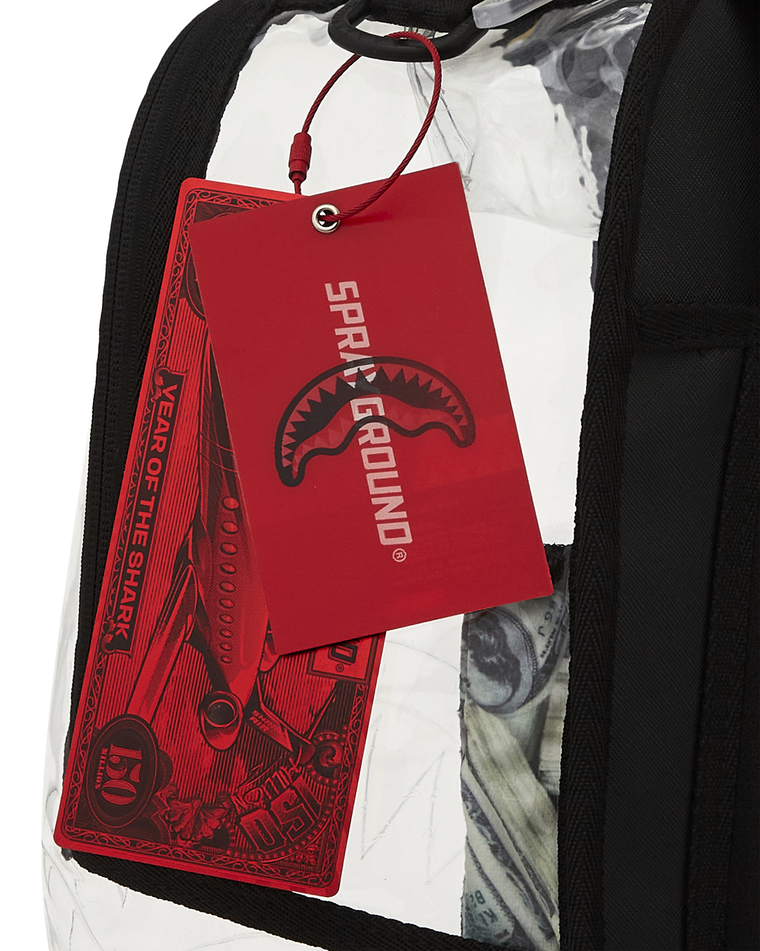 MONEY PILE CLEAR DLXS BACKPACK