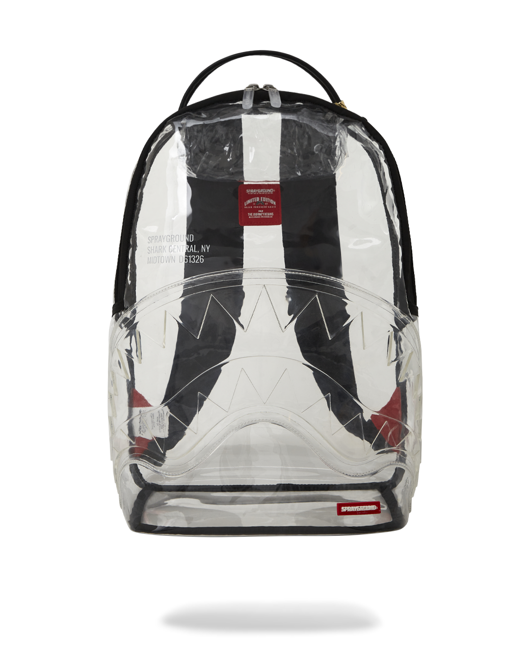 SHARK CENTRAL CLEAR DLX BACKPACK