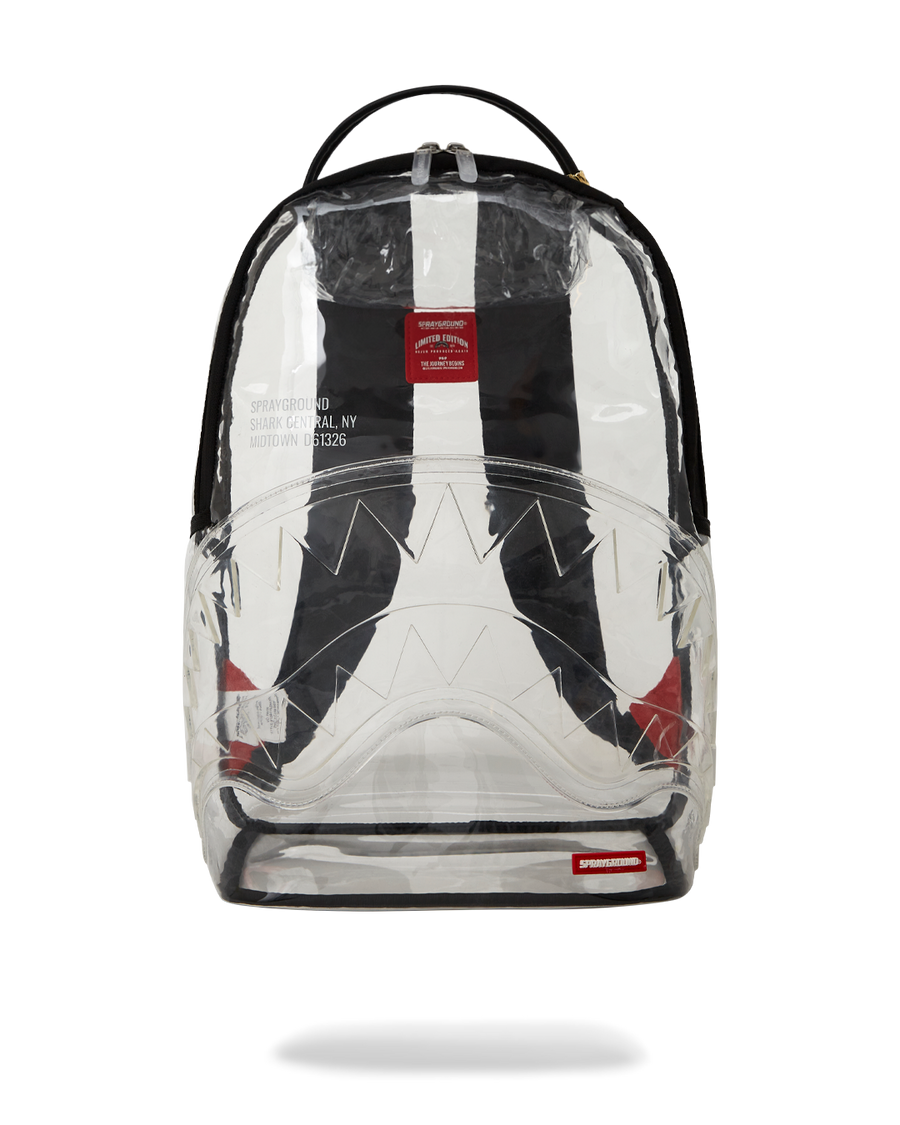 SHARK CENTRAL CLEAR DLX BACKPACK