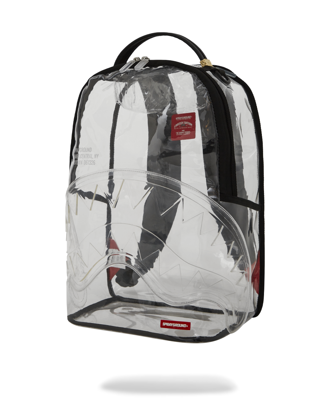 SHARK CENTRAL CLEAR DLX BACKPACK