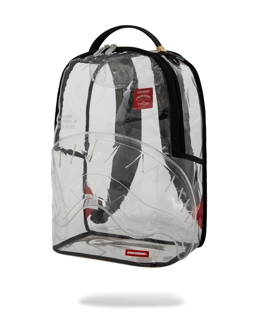 SHARK CENTRAL CLEAR DLX BACKPACK