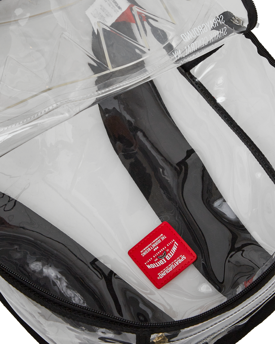 SHARK CENTRAL CLEAR DLX BACKPACK