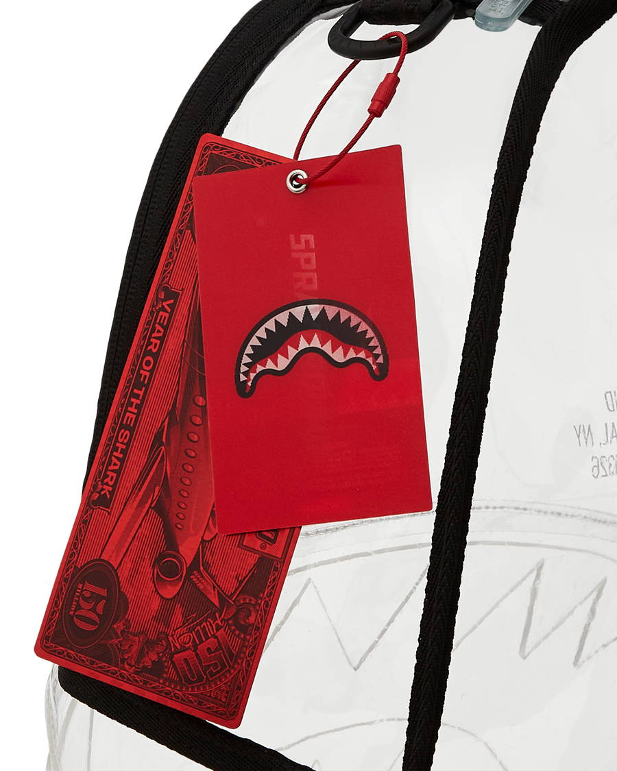 SHARK CENTRAL CLEAR DLX BACKPACK