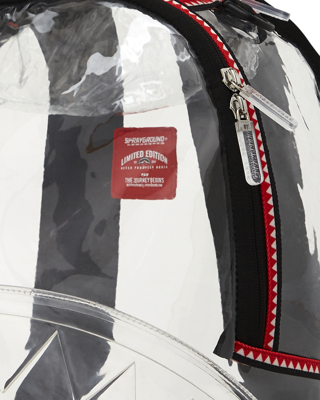 VSM PIPING DLX CLEAR BACKPACK