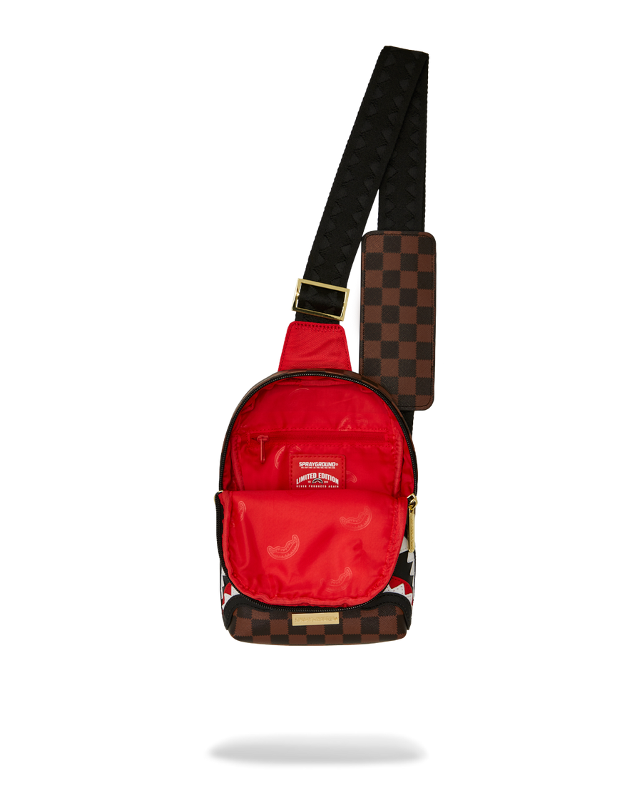 SAWTOOTH SHARKS IN PARIS ONE-STRAP BACKPACK