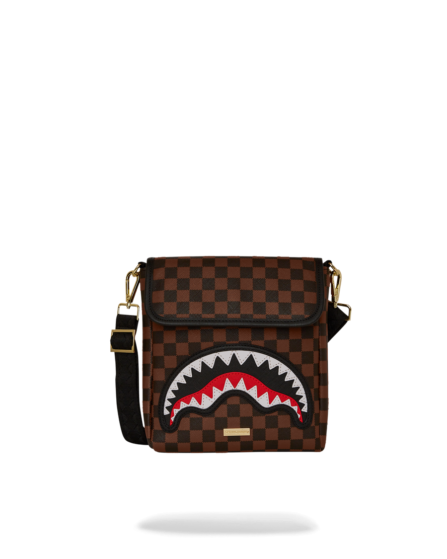 SAWTOOTH SHARKS IN PARIS MESSENGER SLING
