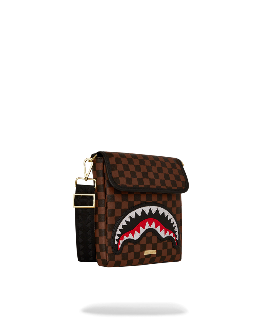 SAWTOOTH SHARKS IN PARIS MESSENGER SLING