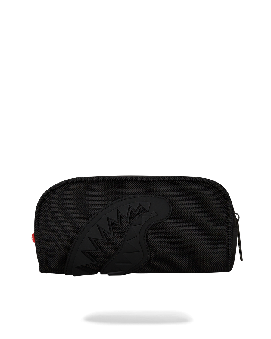 PRINTED ZIPPER SHARK POUCH