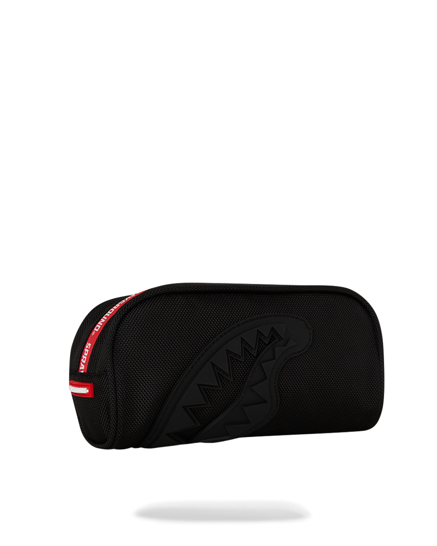 PRINTED ZIPPER SHARK POUCH
