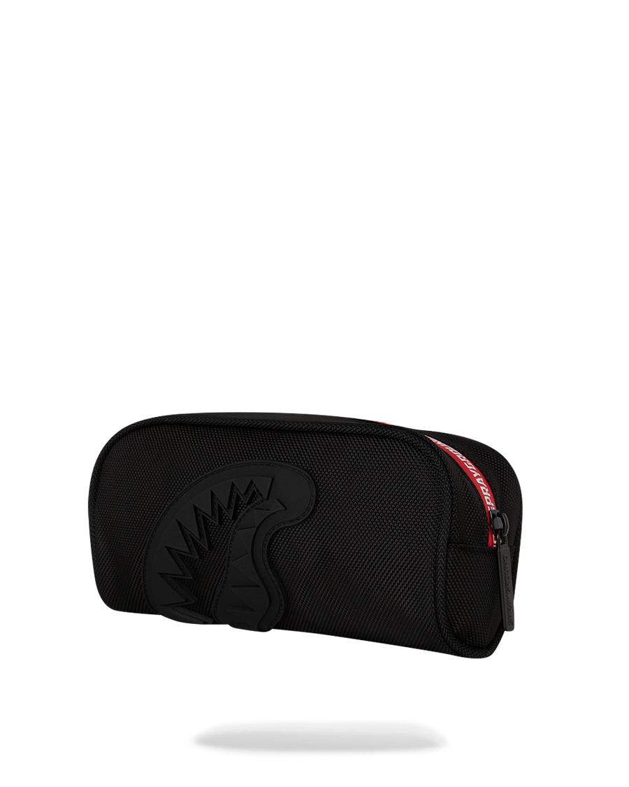PRINTED ZIPPER SHARK POUCH