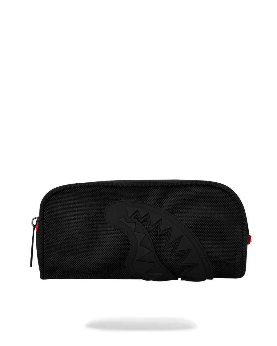 PRINTED ZIPPER SHARK POUCH