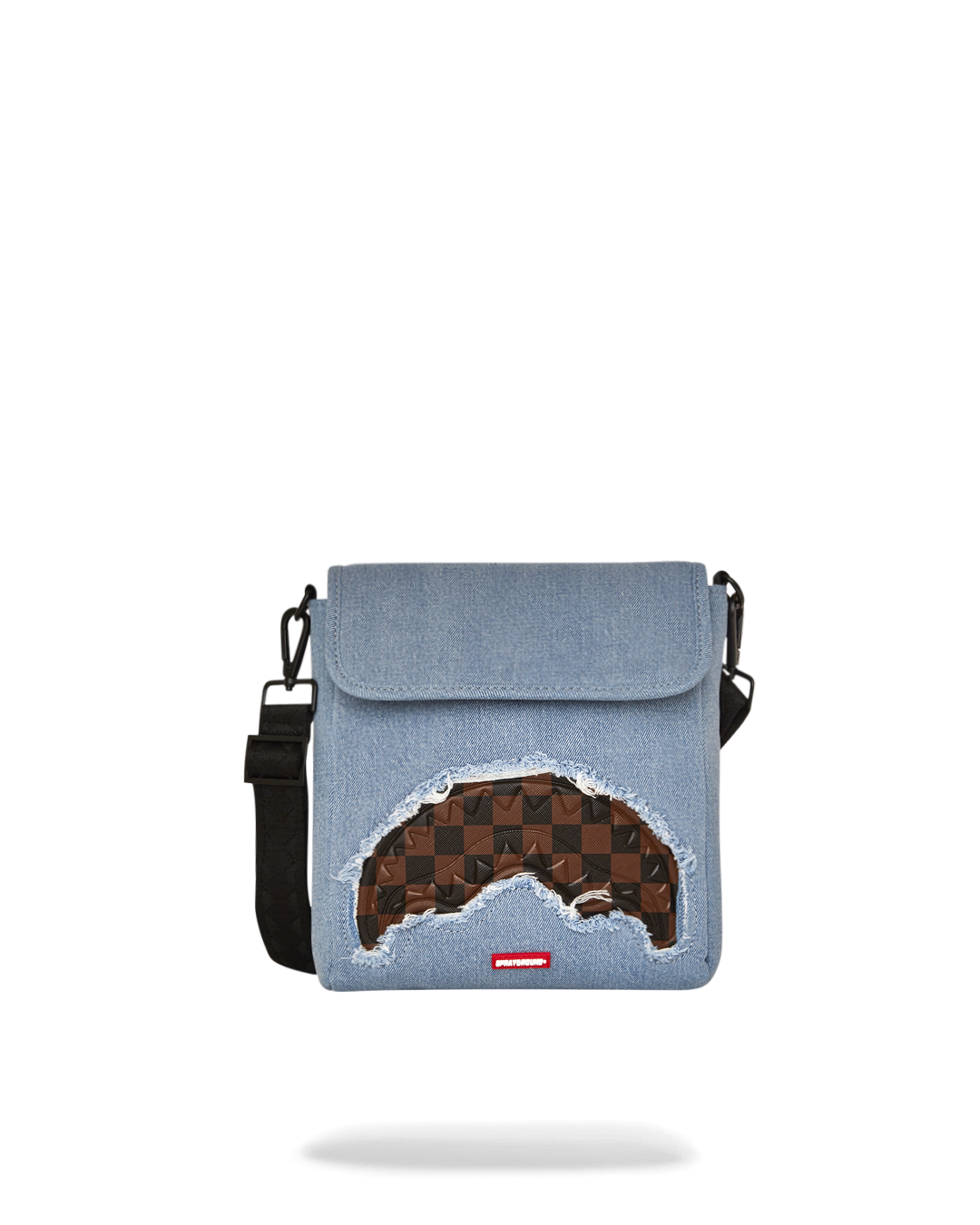 DENIM SHARK MESSENGER SLING