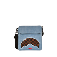 DENIM SHARK MESSENGER SLING