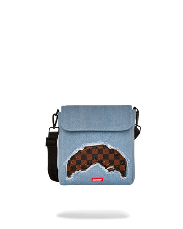 DENIM SHARK MESSENGER SLING