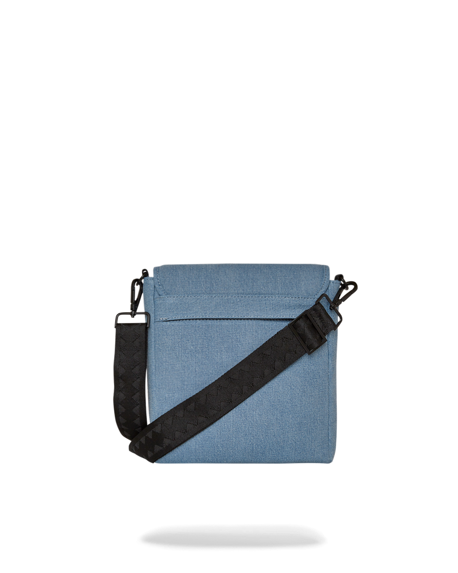 DENIM SHARK MESSENGER SLING
