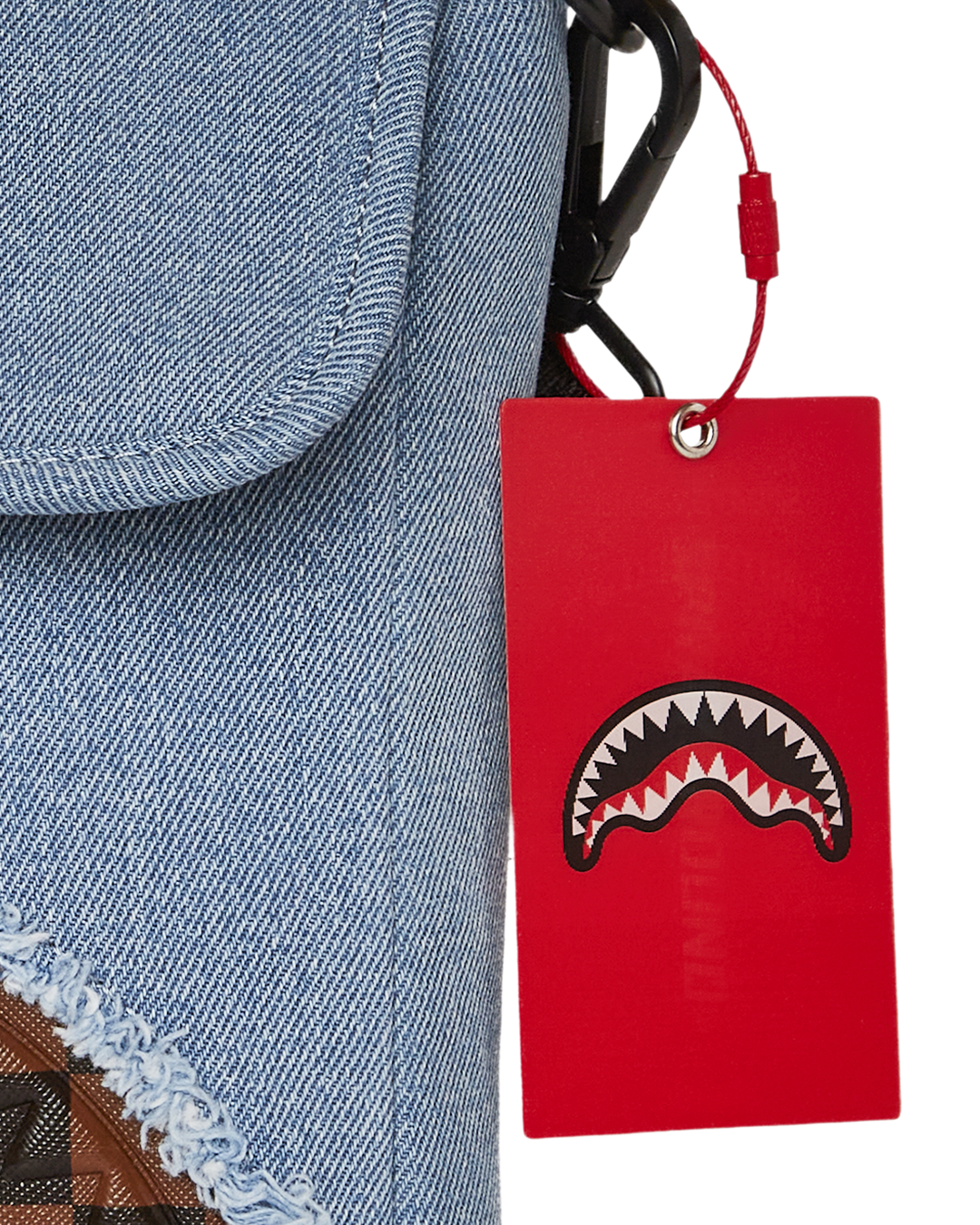 DENIM SHARK MESSENGER SLING